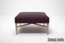 chair_0275_Arm Chair and Ottoman_フィン・ユール