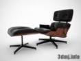 chair_0001　イームズ・ラウンジチェア オットマン付