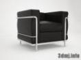 sofa_0002　コルビジェ LC2ソファ 1人掛け