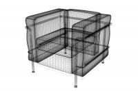 sofa_0002　コルビジェ LC2ソファ 1人掛け