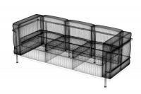 sofa_0004　コルビジェ LC2ソファ 3人掛け