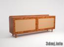 shelf_0034_Cane front credenza_フィン・ユール